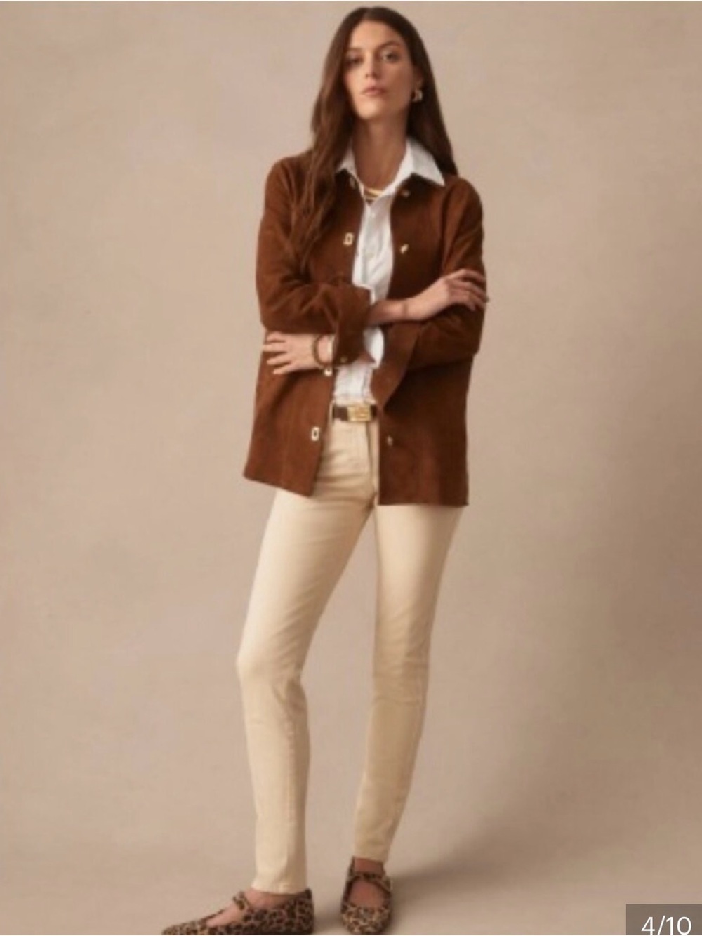 Lexi Jeans - raw beige NWT